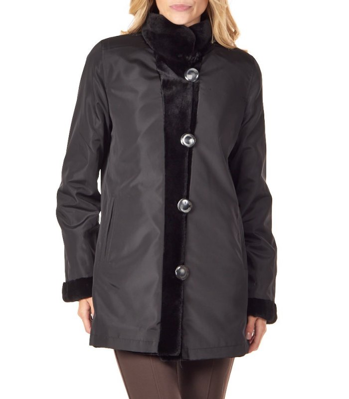 Ladies Reversible Mink Fur Jacket: FurSource.com