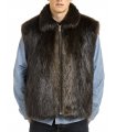 The Beaver Fur Vest for Men
