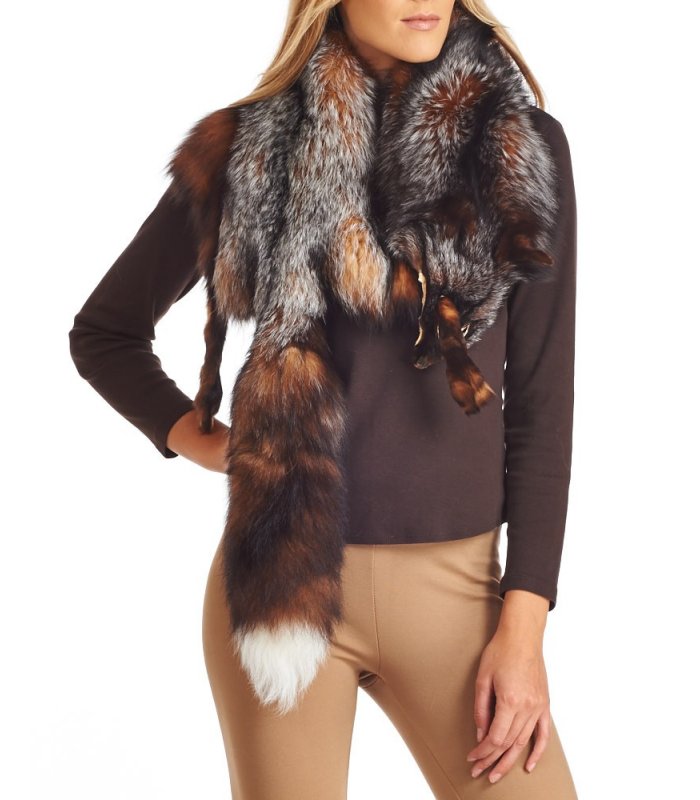 Real Crystal Fox Fur Pelts, Crystal Fox Fur Skin -  Canada
