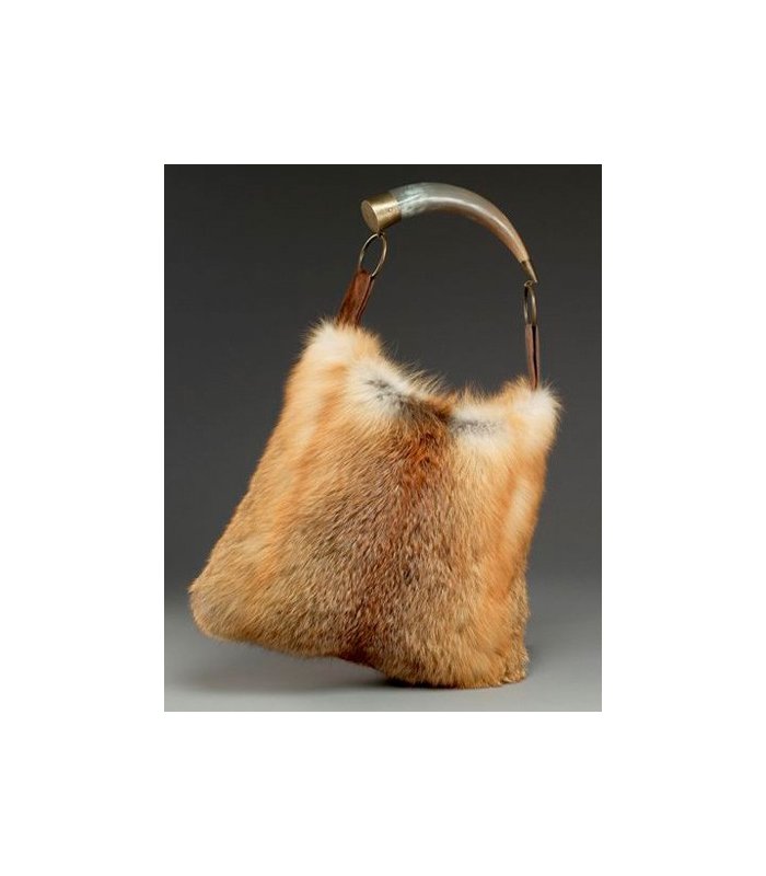 Purple Fox Fur Bag 6344 – MARC KAUFMAN FURS