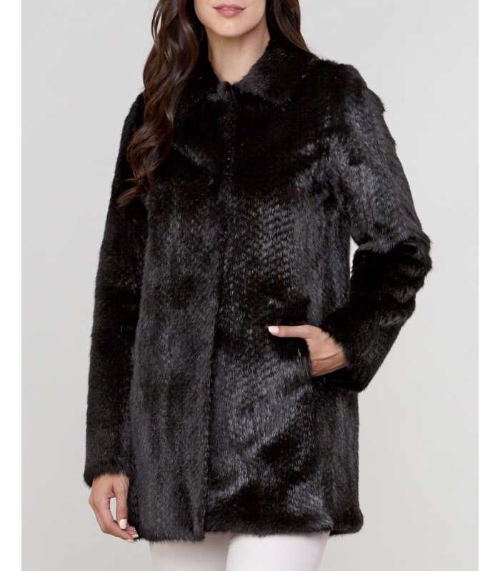 Mink Coat Reversible to Wool/Cashmere: FurSource.com