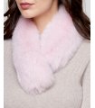 Light Pink Fox Fur Collar