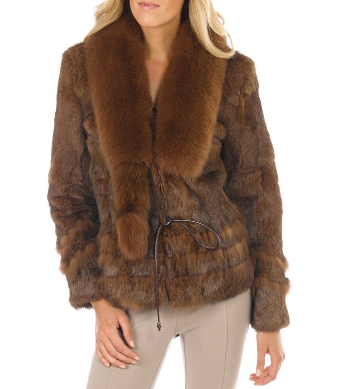CO, Jackets & Coats, Co Rabbit Fur Vest