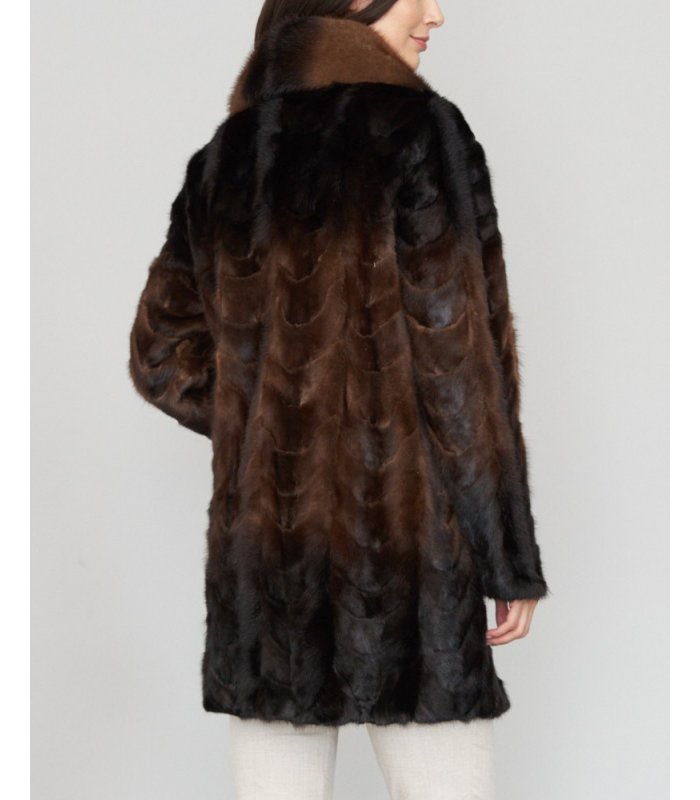 FRR Sculptured Mink Fur Coat