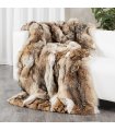 Full Pelt Coyote Fur Blanket
