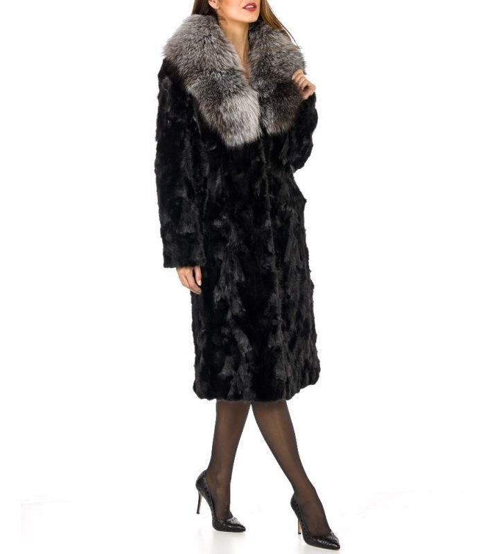 100% Real Silver Fox Fur Scarf Fur Collar Fur Shawl Bib Fur Scarves -Unisex
