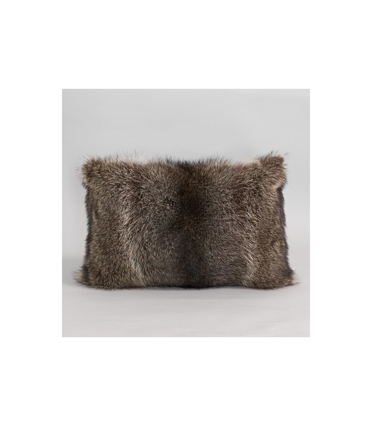 Full Pelt Raccoon Fur Pillow: FurSource.com