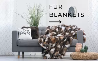Fur Blankets and Pillows